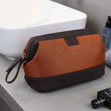Large opening toiletry bag front view – Toiletry bag with large opening | Sogaïa