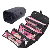 Trousse de toilette de voyage pour femme à suspendre ouverte – Trousse de Toilette de Voyage pour Femme à Suspendre | Sogaïa