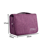 Trousse de toilette de voyage à suspendre kaki vue de face – Trousse de Toilette de Voyage à Suspendre | Sogaïa