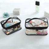 Trousse de voyage transparente ouverte – Trousse de Voyage Transparente | Sogaïa