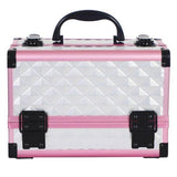 Pink and White Empty Makeup Case