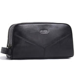 Trousse de toilette homme cuir personnalisée rouge vue de face – Trousse de Toilette Homme en Cuir Personnalisée Sogaïa™ | Sogaïa