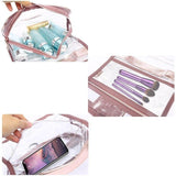 Trousse de toilette transparente à suspendre dimensions – Trousse de Toilette Transparente à Suspendre | Sogaïa