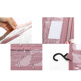 Trousse de toilette transparente à suspendre lifestyle – Trousse de Toilette Transparente à Suspendre | Sogaïa
