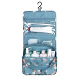 Trousse de toilette suspendue pour femme bordeaux vue de face – Trousse de Toilette Suspendue pour Femme Travel™ | Sogaïa