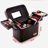 Makeup vanity box ouvert contenu – Makeup Vanity Box Heavenly Lanléo™ | Sogaïa