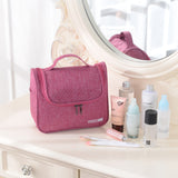 Trousse de toilette femme avec crochet ouverte – Trousse de Toilette pour Femme avec Crochet Travel Bag™ | Sogaïa