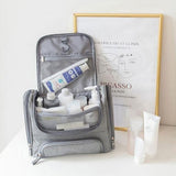 Trousse de toilette de voyage noir vue de face – Trousse de Toilette de Voyage | Sogaïa