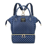 Sac à langer pratique bleu vue de face – Sac à Langer Pratique | Sogaïa