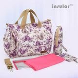 Sac à langer vanity rose vue de face – Sac à Langer Vanity Insular™ | Sogaïa