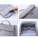 Hanging toiletry bag for women brown front view – Hanging toiletry bag for women | Sogaïa