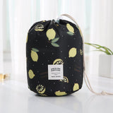 Trousse de toilette ronde corail vue de face – Trousse de Toilette Ronde Travel™ | Sogaïa
