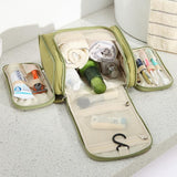 Grande trousse de toilette avec compartiment vue de face – Grande Trousse de Toilette avec Compartiment | Sogaïa