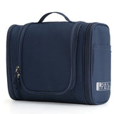 Grande trousse de toilette avec compartiment marron vue de face – Grande Trousse de Toilette avec Compartiment | Sogaïa