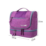 Trousse de toilette randonnée rouge vue de face – Trousse de Toilette Randonnée | Sogaïa