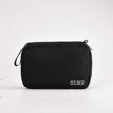 Foldable hanging toiletry bag red front view – Foldable hanging toiletry bag | Sogaïa