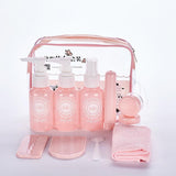 Kit trousse de toilette avion transparente zippée – Kit Trousse de Toilette Avion | Sogaïa