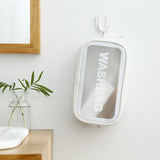 Bolsa de higiene masculina transparente com detalhe de fecho – Bolsa de higiene masculina transparente | Sogaia