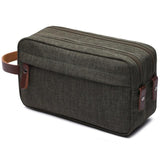 Men's double zip toiletry bag dimensions – Double Zip Men's Toiletry Bag | Sogaïa