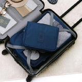 Trousse de toilette homme avec crochet noir vue de face – Trousse de Toilette Homme avec Crochet Travel™ | Sogaïa