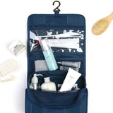 Trousse de toilette homme avec crochet vue de profil – Trousse de Toilette Homme avec Crochet Travel™ | Sogaïa