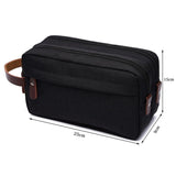Men's double zip open toiletry bag – Double Zip Men's Toiletry Bag | Sogaïa
