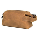 Trousse de Toilette Homme Cuir Crème