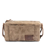 Vintage toiletry bag seen in profile – Vintage Toiletry Bag | Sogaïa