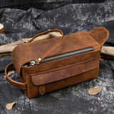 Trousse de Toilette Cuir Vintage Vintime™