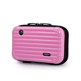 Minimalist makeup bag profile view – Minimalist Hard Shell Makeup Bag | Sogaïa