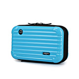 Minimalist Green Makeup Bag Front View – Minimalist Hard Shell Makeup Bag | Sogaïa