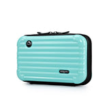 Minimalist makeup bag with closure detail – Minimalist Hard Shell Makeup Bag | Sogaïa