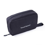 Trousse de toilette suspendable détail fermeture – Trousse de Toilette Suspendable Travel Season™ | Sogaïa