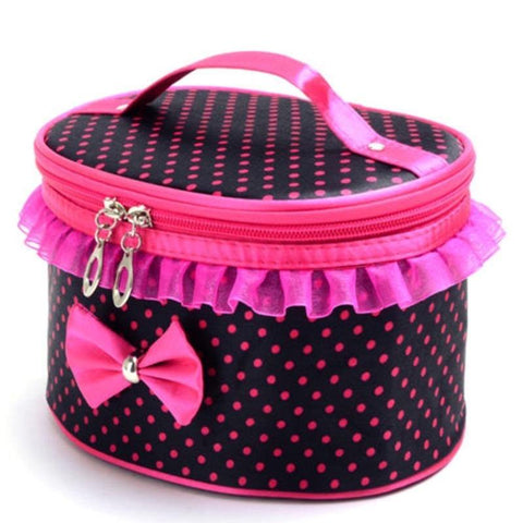 Vanity Case Rose et Noir