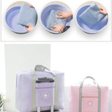 Sac de voyage pliable grande capacité vue de profil – Sac de Voyage Pliable de Grande Capacité | Sogaïa