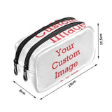 Trousse personnalisée avec photo rouge vue de face – Trousse Personnalisée avec Photo Sogaïa™ | Sogaïa