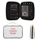 Trousse personnalisée avec photo turquoise vue de face – Trousse Personnalisée avec Photo Sogaïa™ | Sogaïa