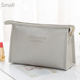 Trousse de toilette femme chic rouge vue de face – Trousse de Toilette Souple Chic LVGUO et FASHION™ | Sogaïa