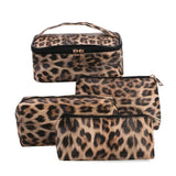 Trousse de toilette léopard ouverte – Trousse de Toilette Léopard | Sogaïa
