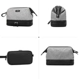 Original burgundy men's toiletry bag, front view – Original Men's Toiletry Bag | Sogaïa