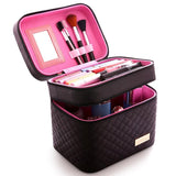 Vanity case maquillage noir 2 compartiments – Vanity Case Maquillage Heavenly™ | Sogaïa