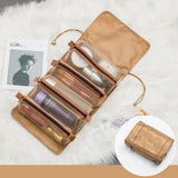 Trousse de toilette pratique pour femme gris vue de face – Trousse de Toilette Pratique pour Femme | Sogaïa