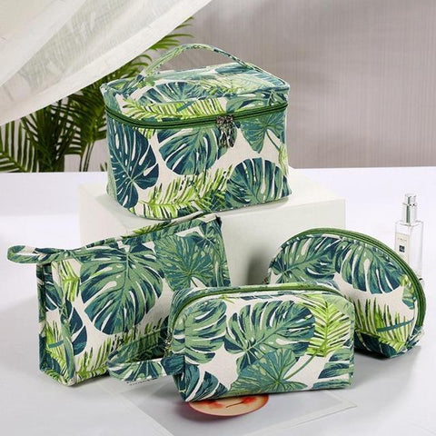 Trousse de toilette tropical vue de profil – Trousse de Toilette Tropical | Sogaïa