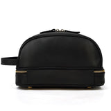 Trousse de toilette cuir homme bleu vue de face – Trousse de Toilette Cuir Homme Sogaïa™ | Sogaïa
