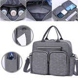 Sac à Langer Grande Capacité Gris