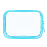 Open colored transparent toiletry bag – Colorful Transparent Toiletry Bag | Sogaïa
