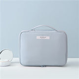 Trousse de toilette rectangulaire femme violet vue de face – Trousse de Toilette Rectangulaire pour Femme Makeup Beauty™ | Sogaïa