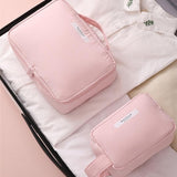 Trousse de toilette rectangulaire femme ouverte – Trousse de Toilette Rectangulaire pour Femme Makeup Beauty™ | Sogaïa