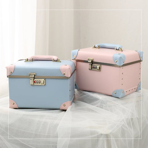 Vanity case rigide vue de profil – Vanity Case Rigide Éléganté | Sogaïa