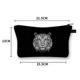 Pochette Maquillage Noir Sauvage